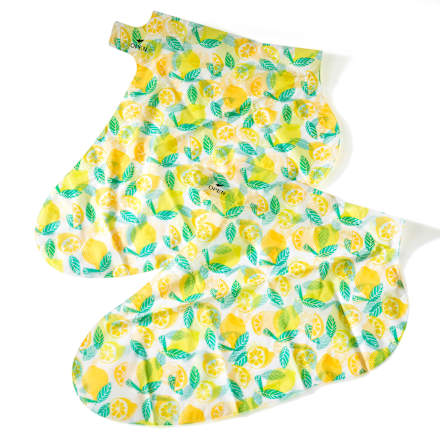 Bedruckte Fuss Socken Maske Buttermilk & Lemon (1 Paar) Balea