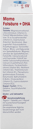 Mama Folsäure + DHA, Tabletten 30 St. + Weichkapseln 30 St. Mivolis