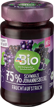 Produkt owocowy z czarnej porzeczki 75% dmBio