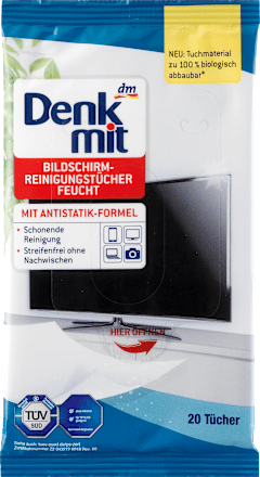 Nedves képernyőtisztító kendő Denkmit