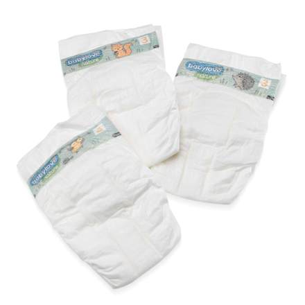 Windeln nature Gr. 3 Midi (4-9 kg) babylove nature
