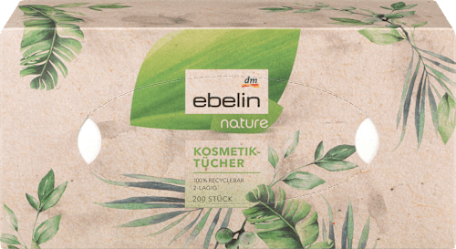Kosmetiktücher Recycling ebelin