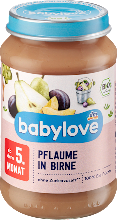 Früchte Pflaume in Birne ab dem 5. Monat  babylove