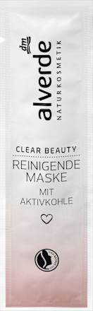 Clear Beauty maska za čišćenje lica sa aktivnim ugljem alverde NATURKOSMETIK