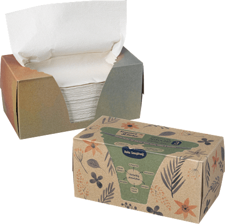 Kuhinjski ubrusi u kutiji od recikliranog materijala Saugstark&Sicher