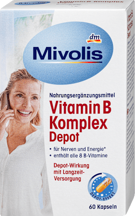 Vitamin B Komplex Depot, Kapseln 60 St Mivolis