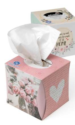 Kozmetičke maramice u kutiji - troslojne ebelin