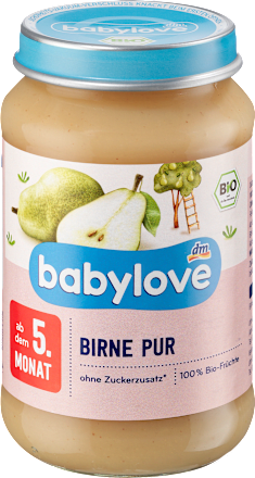 Puree gruszkowe od 5. miesiąca życia babylove