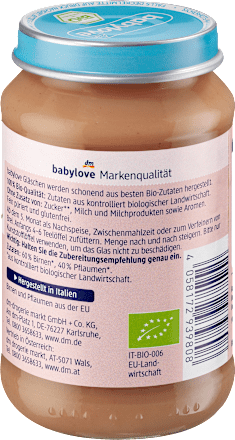 Früchte Pflaume in Birne ab dem 5. Monat  babylove