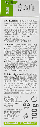 Pflanzenölseife Bio-Verveine, Seifenstück alverde NATURKOSMETIK