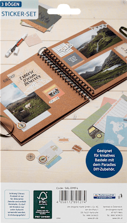 Stickerset Geburtstag Paradies