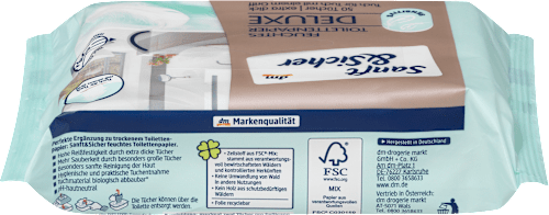 DELUXE vlažni toaletni papir – SENSITIVE Sanft&Sicher