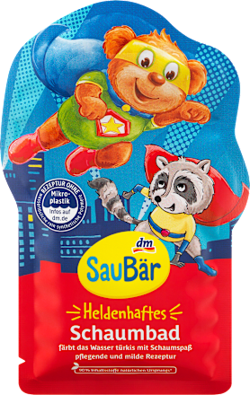 Płyn do kąpieli Piana dla Superbohaterów SauBär