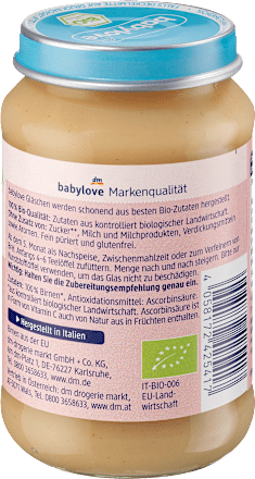 EKO kašica – kruška, 5+ mj. babylove