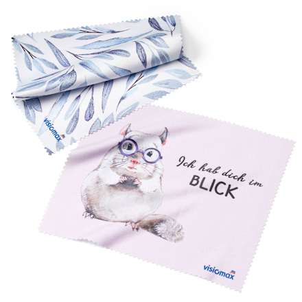 Ściereczka do czyszczenia okularów z mikrofibry z recyklingu VISIOMAX