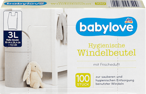 Windelbeutel mit Frischeduft  babylove