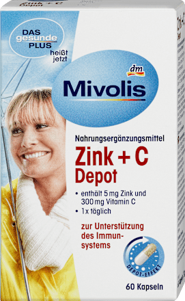 Zinc + C Depot capsule Mivolis