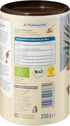 Zucker, Kokosblüten-Zucker, Naturland dmBio
