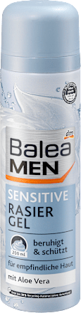 Gel za britje SENSITIVE z aloe vero Balea MEN