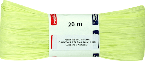 Wstążka prezentowa rafia - jasnozielona Profissimo