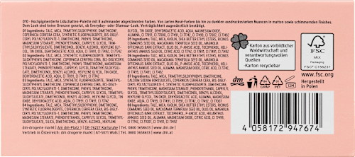 Rocky Rose paletă fard pleoape trend !t up