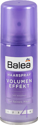 VOLUMEN EFFEKT lak za kosu, putna ambalaža Balea