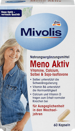 Prehransko dopolnilo Meno Aktiv – za ženske v obdobju menopavze Mivolis