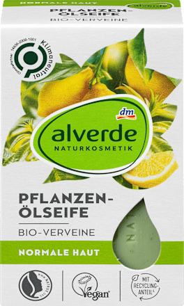 Trdo rastlinsko oljno milo alverde NATURKOSMETIK