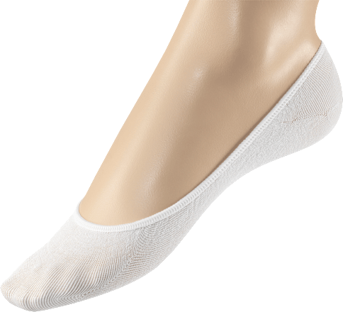Füßlinge low cut weiß Gr. 35-38 Fascino