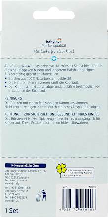 Bürstenset Schwan babylove