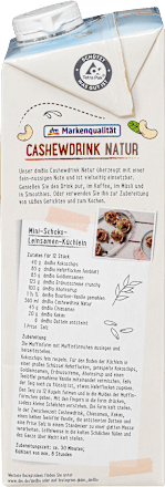 Pflanzendrink, Cashew natur dmBio