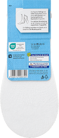 Füßlinge low cut weiß Gr. 35-38 Fascino