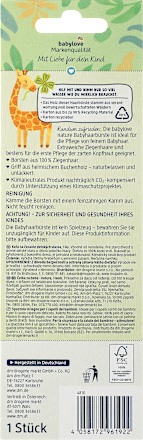 Babyhaarbürste babylove nature