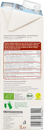 Pflanzendrink, Cashew natur dmBio