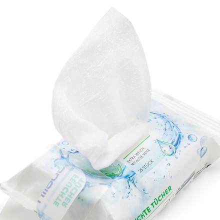 Nedves törlőkendő aloe verával ebelin