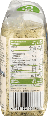 Konopné semiačka, lúpané dmBio