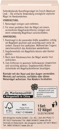 Sztuczne paznokcie On-The-Go Nails French Classic trend !t up