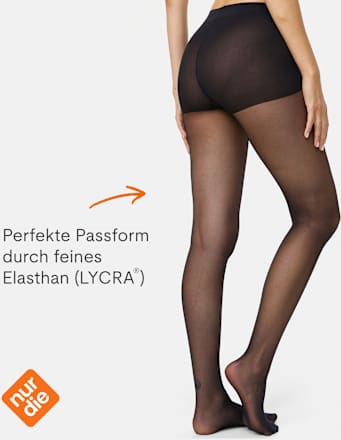 Strumpfhose Goodbye Laufmaschen schwarz Gr. 40/44, 20 DEN nur die