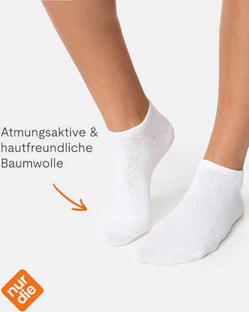 Sneakersocken weiß Gr. 39-42 nur die