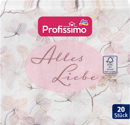 Servietten Alles Liebe Profissimo