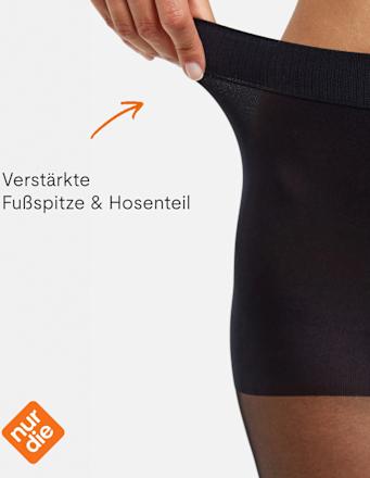 Strumpfhose Goodbye Laufmaschen schwarz Gr. 40/44, 20 DEN nur die