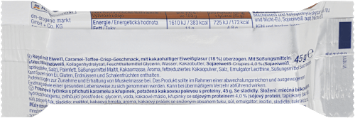 Proteinriegel 60%, Caramel Toffee Crisp Geschmack Sportness