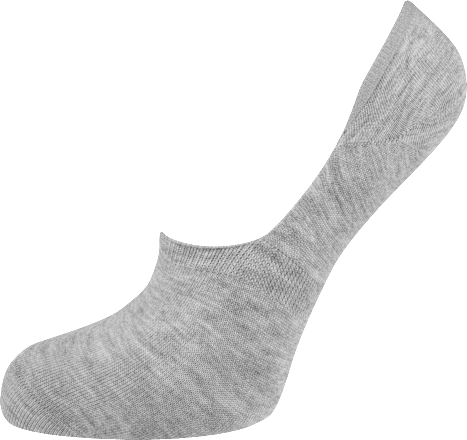 Bambus Füssling Socken hellgrau meliert, Gr. 35-38 (1 Paar) nur die