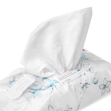 Nedves törlőkendő kamillakivonattal ebelin