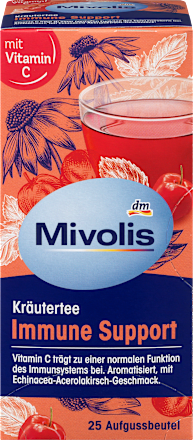 Kräutertee "Immune Support" mit Vitamin C (25 Beutel) Mivolis