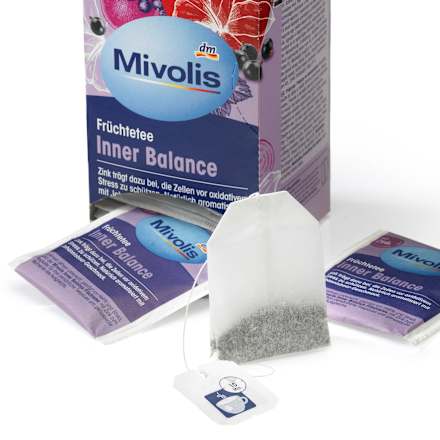 Früchtetee "Inner Balance" mit Zink (25 Beutel) Mivolis