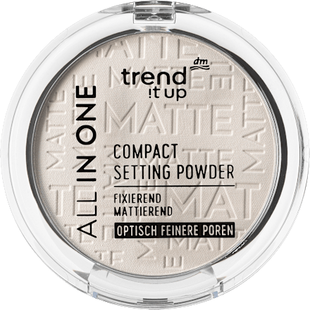 All in One  kompaktni matirajući puder za fiksiranje  trend !t up