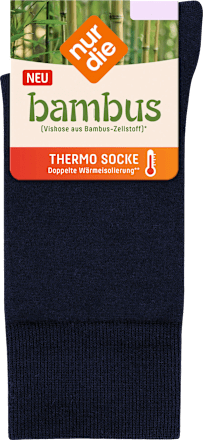 bambus Thermo Socken maritim, Gr. 39 - 42 nur die