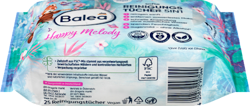 Happy Melody softe Reinigungstücher 5in1 Balea
