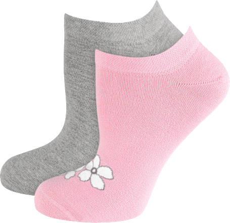 Bio Baumwolle Sneaker Socken mode, Gr. 39-42 (2 Paar) nur die